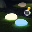Axyaa Solar LED Stone Lamp: IP65 Waterproof, Portable, Decorative Lighting for Outdoor Spaces