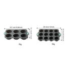 Axyaa Silicone Mini Muffin Mold 6/12-Hole Baking Pan Non-Stick Cupcake Pudding Tool