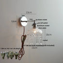 Axyaa Crystal Iron LED Wall Light with Rotate Feature