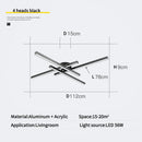 Axyaa Modern Art LED Pendant Light with Remote Control