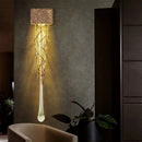Axyaa Modern Crystal Branch Chandelier for Dining Room and Living Room