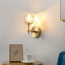 Axya Crystal LED Wall Lamp: Modern Bedroom Living Room Decor Sconce Lighting