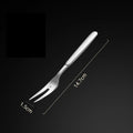 Axyaa Stainless Steel Western Fork for Adults, Perfect for Fruit Salad and Dessert