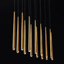 Axyaa Crystal LED Chandelier for Living Room, Dining Room, and Staircase