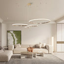 Axyaa Modern LED Pendant Lights, Chrome/Gold Plated, 85-265V, For Dining Room Living Room Kitchen