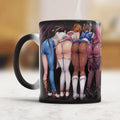 Axyaa Sexy Anime Game Heat Sensitive Color Changing Coffee Mug - Best Gift for Friends