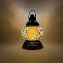 Axyaa LED Mosaic Camping Light - Rechargeable Portable Lamparas for Outdoor, Home, & Emergency