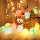 Axyaa Easter Egg Lights: Battery Operated Fairy String Lights for Home Party Decor