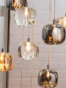 Axyaa Crystal Apple Pendant Light for Luxury Living and Dining Spaces