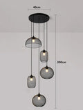 Axyaa Staircase Chandeliers: Modern LED Pendant Light Lamps for Living Room