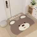 Axyaa Zero Formaldehyde Entry Door Mat - Crystal Velvet Suction Household Carpet