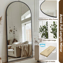 Axyaa Full Length Arch Floor Mirror, 76"x34" for Bedroom or Living Room