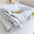 Axyaa Cool Silk Summer Quilt | Solid Color Printing Cool Silk Quilt