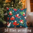 Axyaa Christmas Decorative Pillow Covers for Sofa, Bedroom, Car - Rectangular Cushion