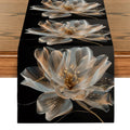 Axyaa Floral Translucent Flowers Table Runner for Elegant Home Decor & Event Centerpieces.