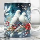 Axyaa Lovebirds Coffee Mug | Tits Lover Gift | Pigeon Picture Mug