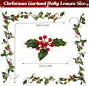 Axyaa Holly Berry Vine LED Christmas Ornaments