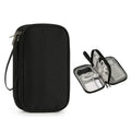 Axyaa Electronics Accessories Organizer Bag: Portable, Waterproof, Double Layers Storage for Cable Wires