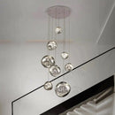Axyaa LED Pendant Chandeliers for Modern Staircase Living Room Decor