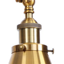 Axyaa Iron Gold LED Wall Lamp with Long Arm for Dining Living Room