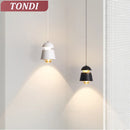 Axyaa LED Bedside Pendant Lamp Black/White for Bedroom Study Room, Home Indoor Lighting