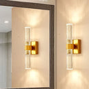 Axyaa Crystal Bubble Wall Lamp: Modern Minimalist LED Indoor Lighting for Home