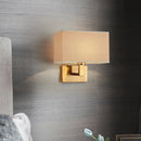 Axyaa Modern Wall Sconce with USB Quick Charger and Switch, 3 Color Lampshade
