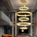 Axyaa Ring LED Pendant Light Chandeliers for Modern Living and Dining Room
