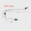 Axyaa Nordic Spider Pendant Light Multi 3/6heads Black Ceiling Lamp for Living Room Bedroom
