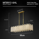 Axyaa Gold Metal LED Chandeliers: Luxury Modern Home Decor Pendant Lights