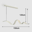 Axyaa Modern LED Chandeliers for Indoor Dining Room Pendant Ceiling Lighting