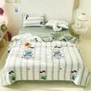 Axyaa Summer Cool Quilt Set: Breathable Thin Quilt Core Kit - Four Seasons