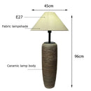 Axyaa Amphora Retro Ceramics Floor Lamp | Restaurant Decor LED Lights