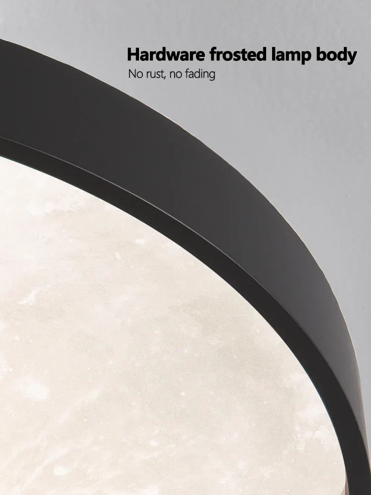 Axyaa Round LED Ceiling Lamp: Modern Nordic Style for Bedroom, Aisle, Corridor, Balcony