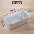 Axyaa Non-Stick Aluminum Loaf Cake Pan Mini Toast Cheese Baking Tray