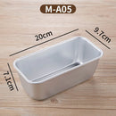 Axyaa Non-Stick Aluminum Loaf Cake Pan Mini Toast Cheese Baking Tray