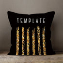 Axyaa Gold Heart Art Print Cushion Cover - Nordic Style Sofa Pillowcase