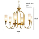 Axyaa Luxury Brass Chandeliers - American Cottage Design