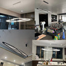 Axyaa Minimalist Aluminum LED Pendant Lamp for Kitchen Dining Island Lighting