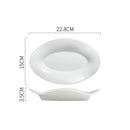 Axyaa Irregular Fish Plate for Molecular Cuisine Restaurant Tableware