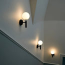 Axyaa Glass Ball Mirror Wall Lights for Bedroom Home Living Room Decor