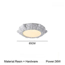Axyaa White LED Pendant Chandelier for Home Decor and Indoor Lighting