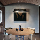 Axyaa Black White Pendant Light | Nordic Design Hanging Lamp for Living Room