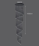 Axyaa Modern Chandeliers - Stylish Indoor Lighting Fixtures for Living Room & Stairway