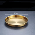 Axyaa Stainless Steel Shallow Tray: Multi-Function Kitchen Storage Tray