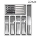 Axyaa 48-Piece Stainless Steel Tableware Set with Storage Box