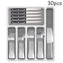 Axyaa 48-Piece Stainless Steel Tableware Set with Storage Box