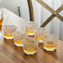 Axyaa Hexagonal Crystal Shot Glass 75ml