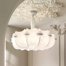 Axyaa Nordic Silk Chandelier: Modern Wabi Sabi Ceiling Light for Home Decor