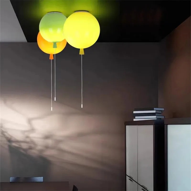 Axyaa Balloon Lamp: Fun Nordic LED Light for Kids' Room & Bedroom